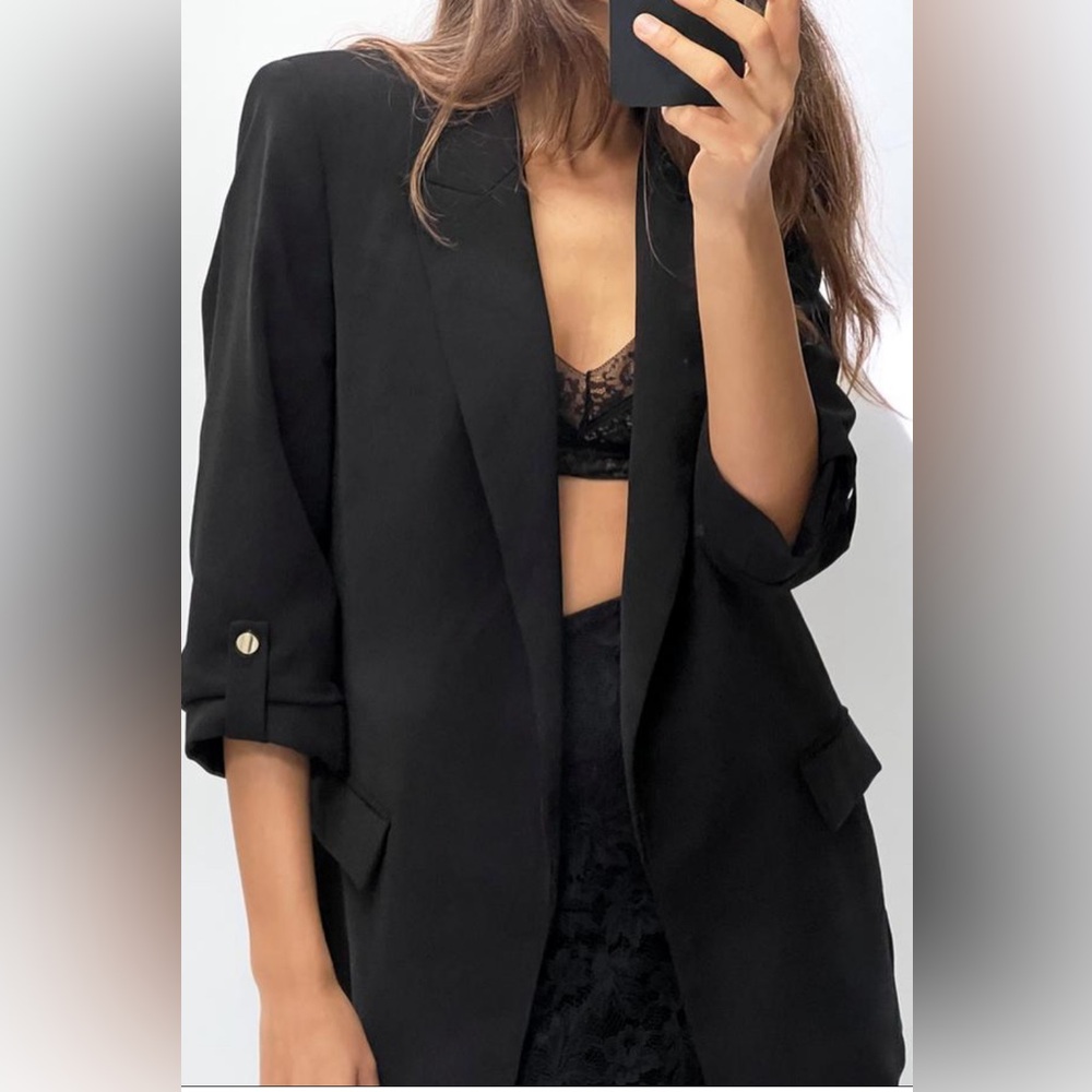 NWT Zara open front blazer, size small